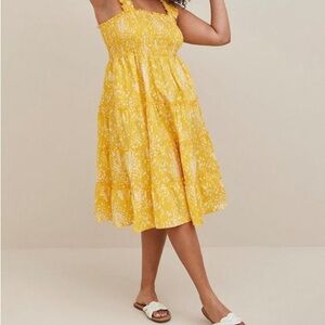 Yellow Floral dress